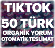 TikTok 50 Organik Türk Yorum - Keşfet Etkili