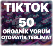 TikTok 50 Organik Yorum - Keşfet Etkili