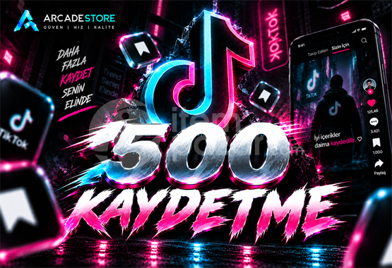 ✨Tiktok | 500 Kaydetme + Garantili✨