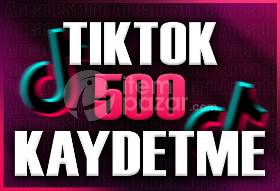 ✨Tiktok | 500 Kaydetme + Garantili✨