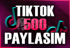 ✨Tiktok | 500 Paylaşım + Garantili✨