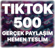 TikTok 500 Paylaşım - Keşfet Etkili