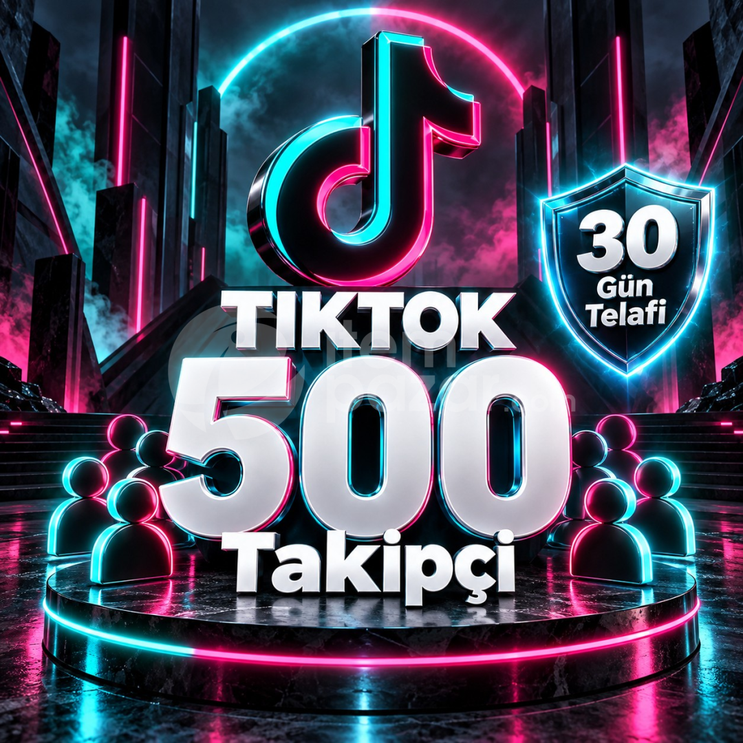 ⭐ TikTok 500 Takipçi | 30 Gün Telafi ⭐