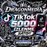 TikTok 5000 İzlenme + 365 Gün Garanti
