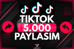 ⭐️TIKTOK 5.000 PAYLAŞIM - HIZLI⭐️