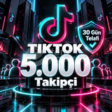 ⭐ TikTok 5.000 Takipçi | 30 Gün Telafi ⭐