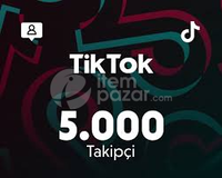 Tiktok 5000 Takipçi + Destek
