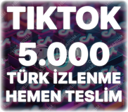 TikTok 5000 Türk İzlenme - Keşfet Etkili