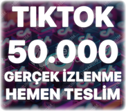 TikTok 50.000 Gerçek İzlenme - Keşfet Etkili