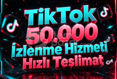 ⭐ TikTok 50.000 İzlenme Hızlı Teslimat ✅