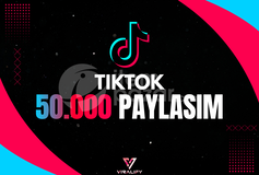 ⭐️TIKTOK 50.000 PAYLAŞIM - HIZLI⭐️