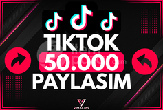 ⭐️TIKTOK 50.000 PAYLAŞIM - HIZLI⭐️