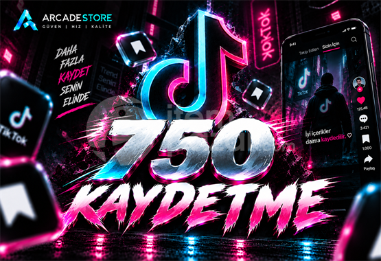 ✨Tiktok | 750 Kaydetme + Garantili✨