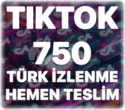 TikTok 750 Türk İzlenme - Keşfet Etkili