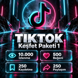 ⚡ TikTok Keşfet Paketi 1 | 4X Garantili ⚡