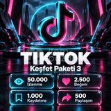 ⭐ TikTok Keşfet Paketi 3 | 4X Garantili ⭐
