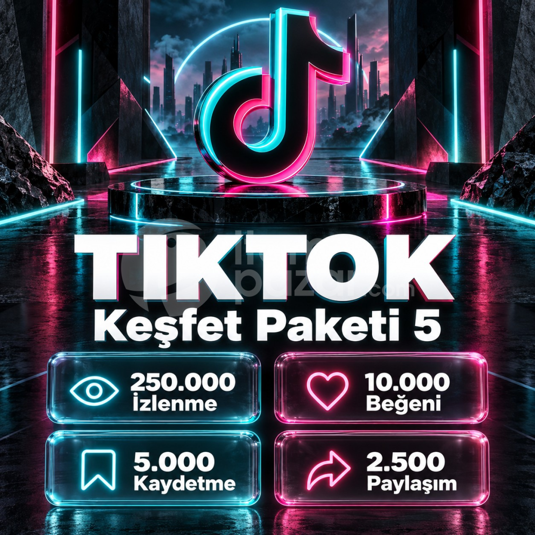 ⭐ TikTok Keşfet Paketi 5 | 4X Garantili ⭐