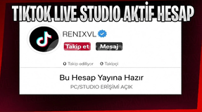 TIKTOK LIVE STUDIO CANLI YAYIN YAPABİLEN HESAP