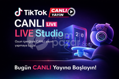 TİKTOK Live studio PC Yayın HESAP