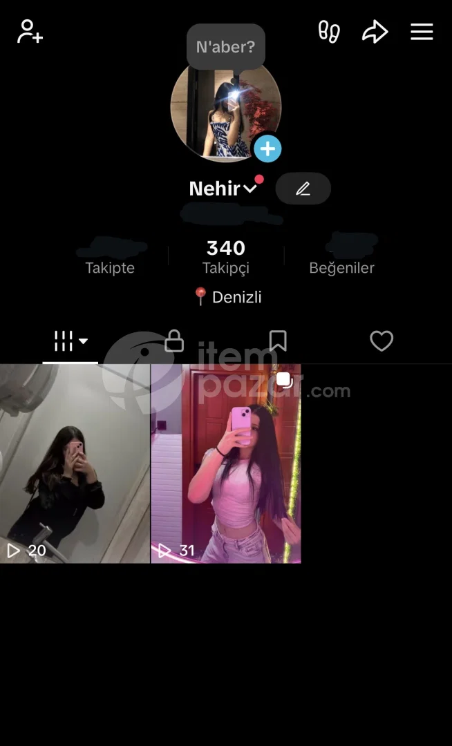 ⭐️TİKTOK PROFESYONEL FKE KIZ HESAP⭐️