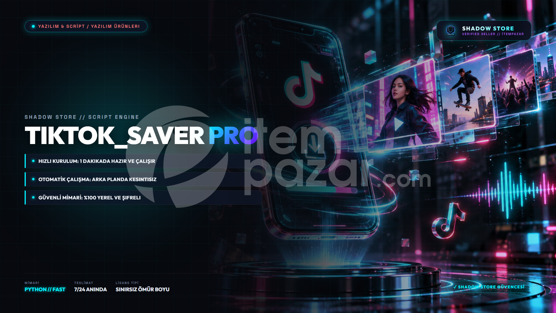 TikTok Saver Pro | Filigransız Video İndirme