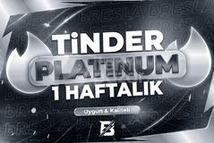 ⭐ Tinder PLATINUM ⚡1 Haftalık