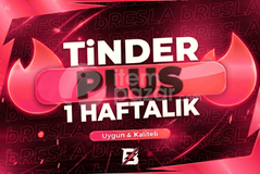 ⭐ Tinder PLUS ⚡1 Haftalık