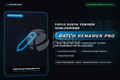 Toplu Dosya ve Klasör Yeniden İsimlendirici -