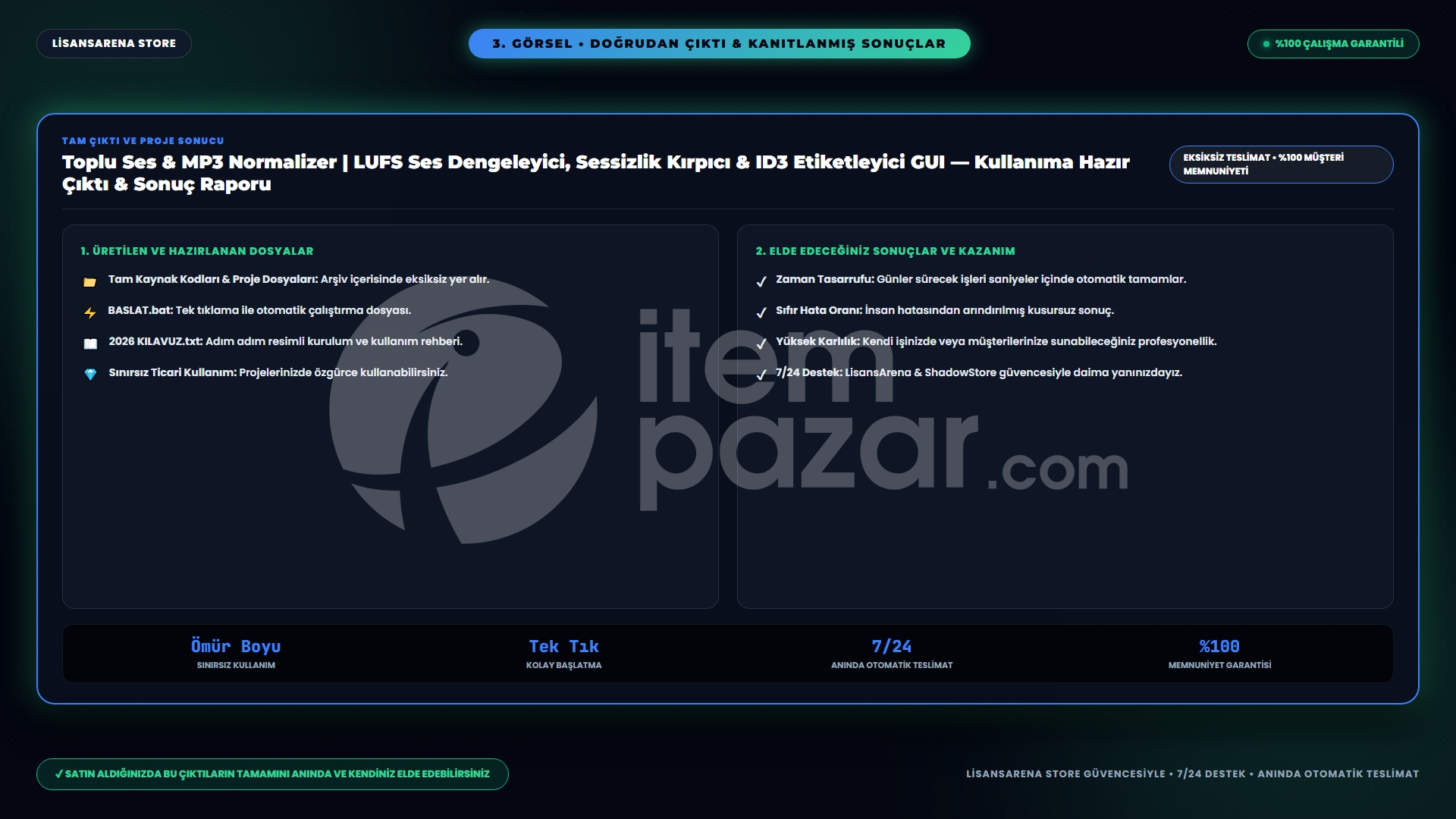 Toplu Ses ve MP3 Normalizer - LUFS Ses Dengele