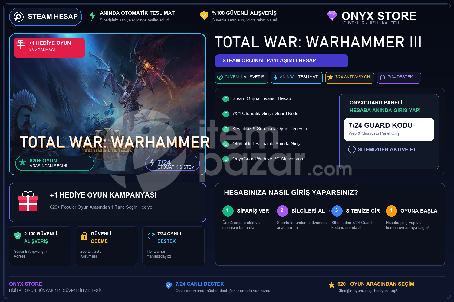 Total War: WARHAMMER III Garantili + Hediye
