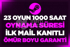 ⭐TR☢️23 OYUN 1000+ SAAT STEAM HESABI