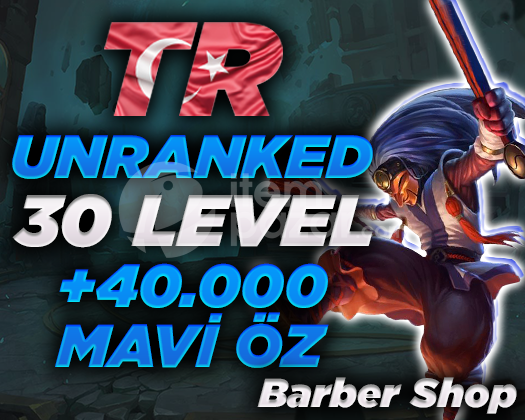 TR 30 Level 40k 40000 Mavi Öz Unranked Hesap