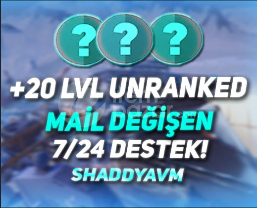 TR + 5 MAÇ + MAİL DEĞİŞEN + UNRANKED!