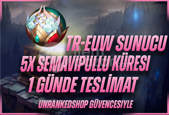 TR - EUW SUNUCU / 5x SEMAVİPULLU KÜRESİ