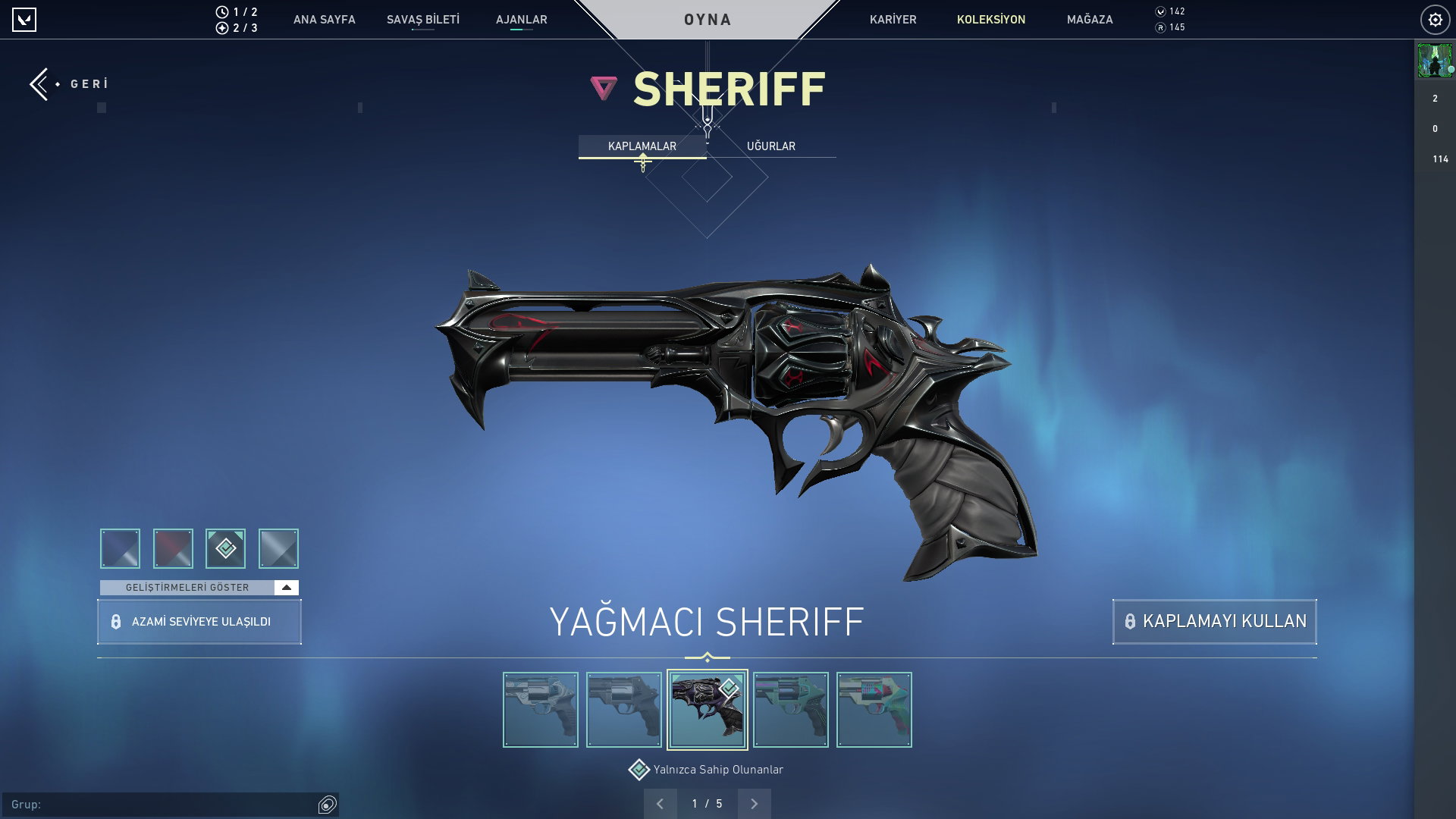TR MAİLLİ 124 LV 55 SKİN İMMO BİTİRDİ