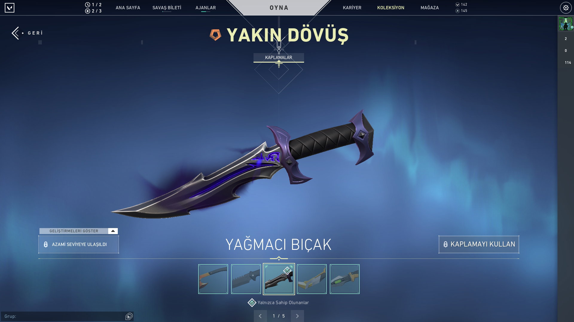 TR MAİLLİ 124 LV 55 SKİN İMMO BİTİRDİ