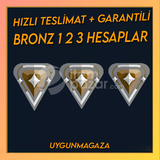 TR MAİLLİ BRONZ 1 2 3 HESAPLAR