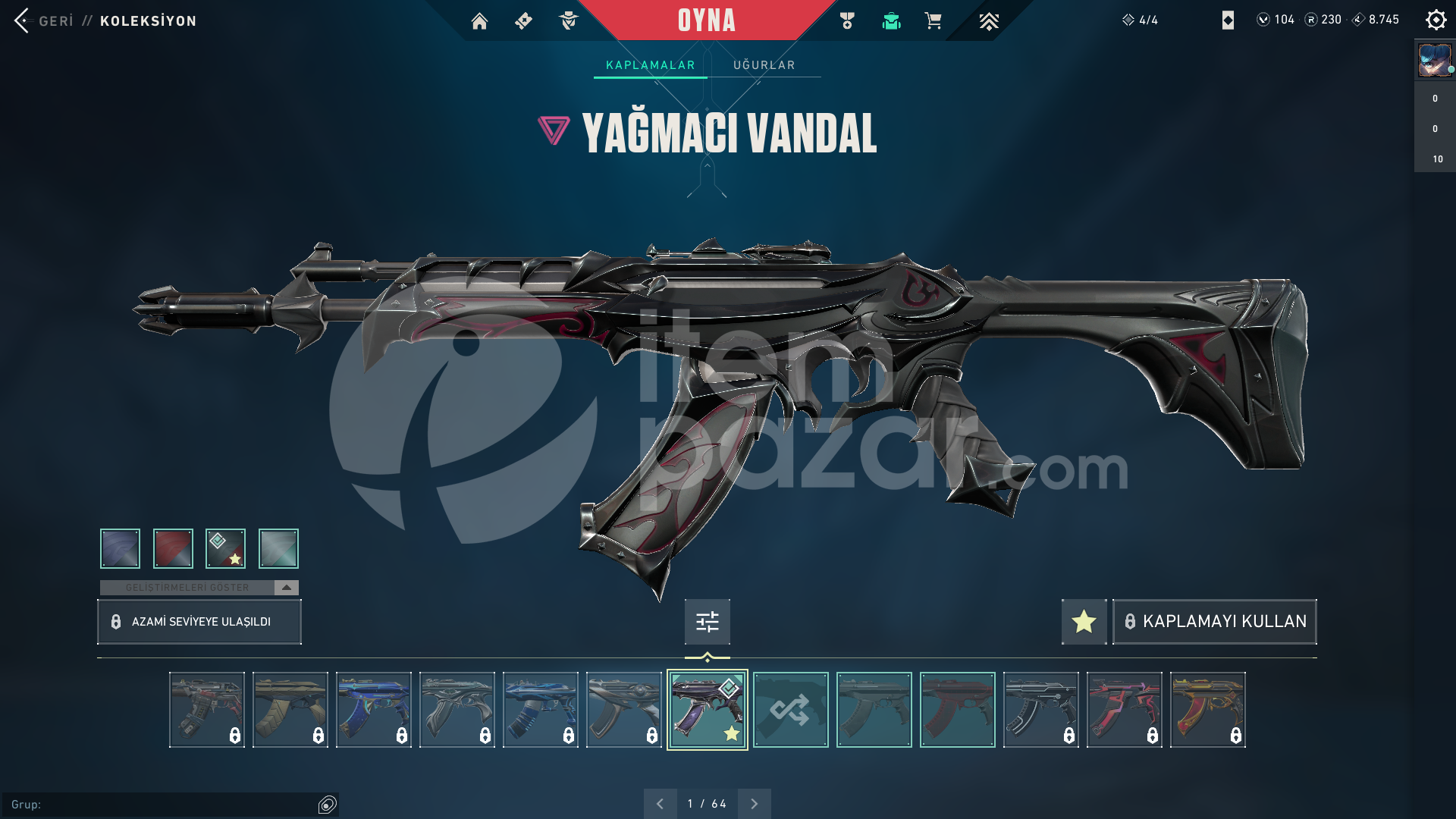 TR SERVER| ASİL PHANTOM+YAĞMACI VANDAL+KARAMBİT