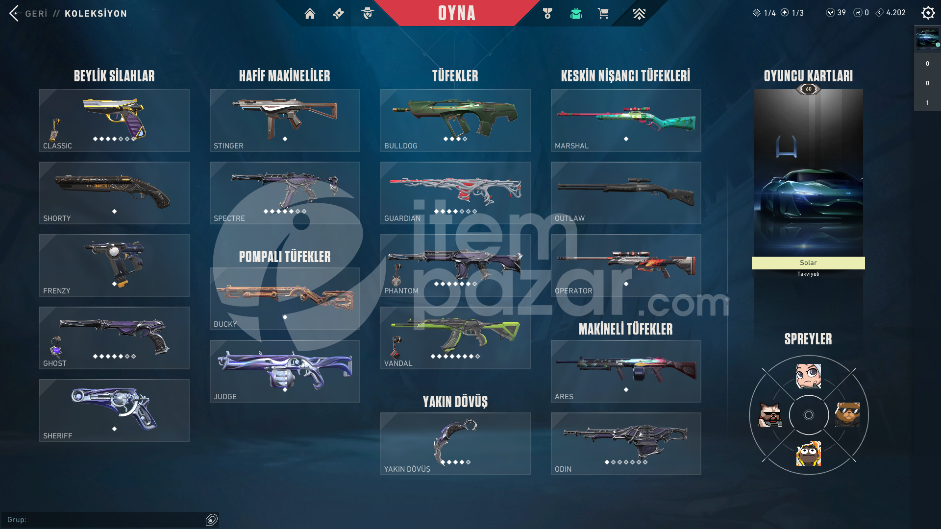 TR SERVER| YAĞMACI+ASİL KARAMBİT+DAHA FAZLASI 