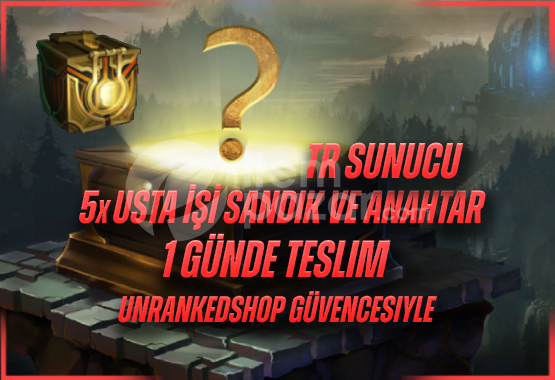 TR SUNUCU / 5x USTA İŞİ SANDIK 