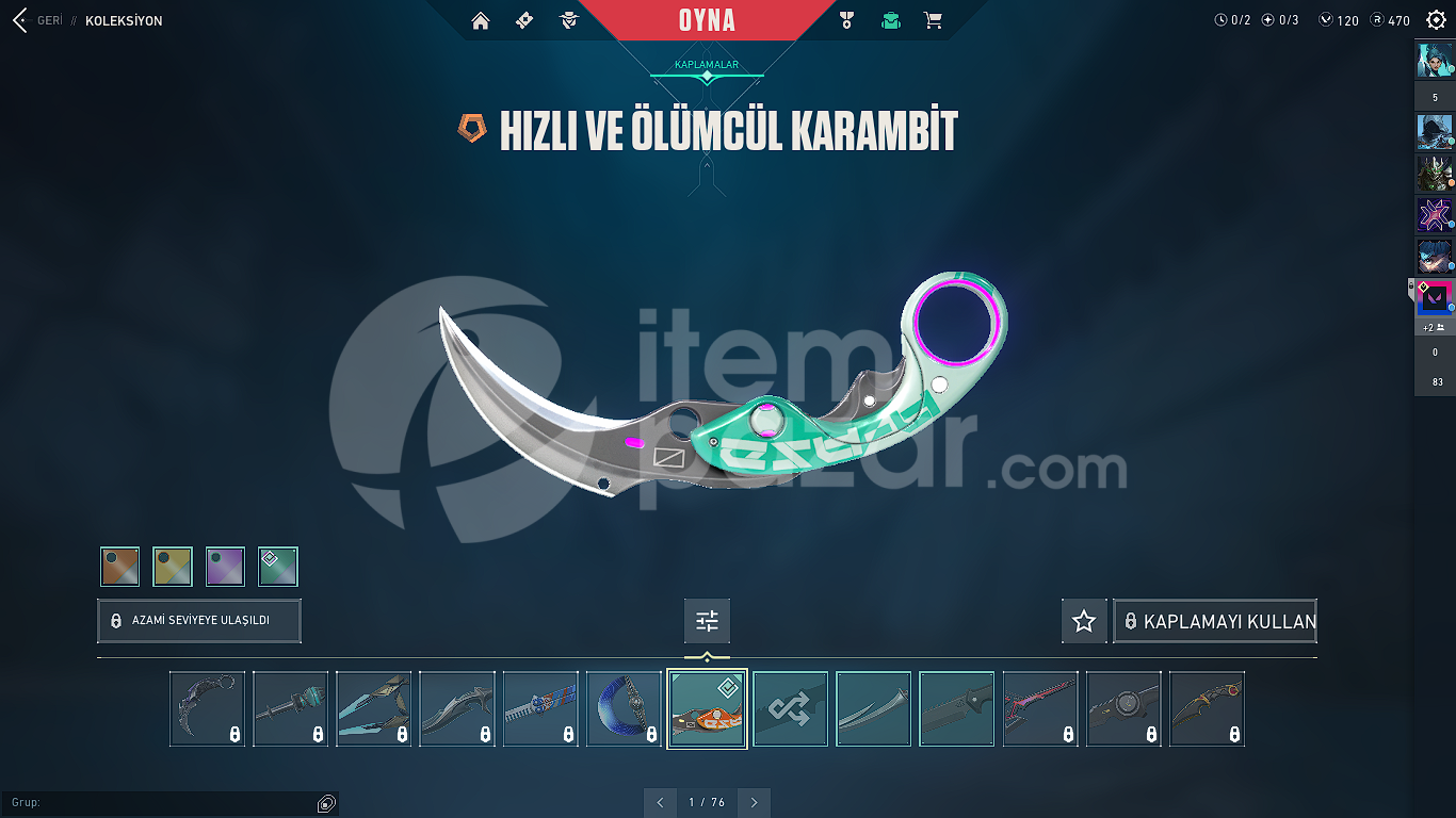 (TR) YAĞMACI FATİH ANOMALİ KARAMBIT 50+ SKIN