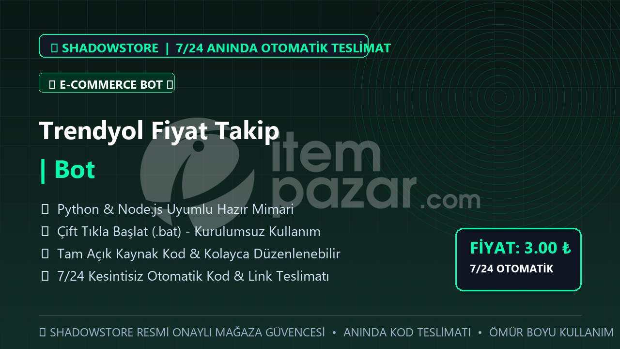 Trendyol Fiyat Takip | Bot | #028
