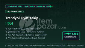 Trendyol Fiyat Takip | Bot | #028