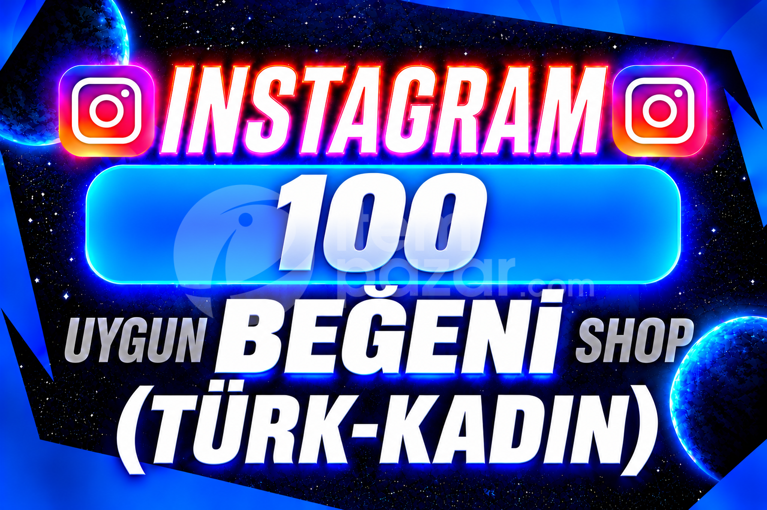 [TÜRK-KADIN] Instagram 100 Beğeni | Elit ✅