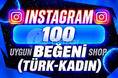 [TÜRK-KADIN] Instagram 100 Beğeni | Elit ✅