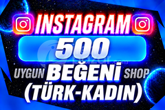 [TÜRK-KADIN] Instagram 500 Beğeni | Elit ✅