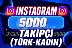 [TÜRK-KADIN] Instagram 5000Takipçi | Elit ✅