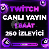TWİTCH 1 SAAT 250 CANLI YAYIN İZLEYİCİ