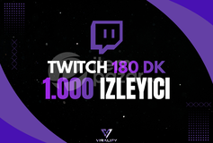⭐️TWITCH 1.000 İZLEYİCİ 180 DK⭐️