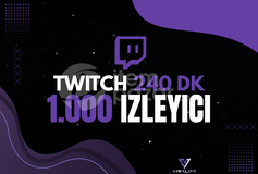 ⭐️TWITCH 1.000 İZLEYİCİ 240 DK⭐️